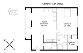 2غرفة آپارتمان  66 متر مربع Moscow, روسیه. $440 في الأسبوع
