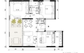 2غرفة شقة في مبنى جديد 80 متر مربع روینج, کرواسی. 321,000 €