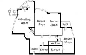 4غرفة آپارتمان  180 متر مربع district Prospekt Vernadskogo, روسیه. 95,000,000 ₽