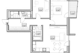3غرفة شقة في مبنى جديد 82 متر مربع Vidzeme Suburb, لتونی. 264,000 €