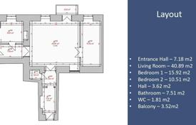3غرفة آپارتمان  91 متر مربع شهر قدیم تفلیس, گرجستان. $360,000