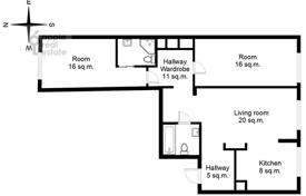 3غرفة آپارتمان  86 متر مربع Khoroshevsky district, روسیه. 45,000 ₽ في الأسبوع