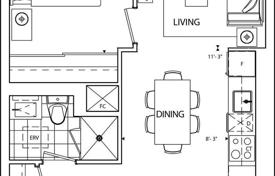 4غرفة آپارتمان  York Street, کانادا. C$914,000