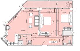3غرفة آپارتمان  96 متر مربع Krtsanisi Street, گرجستان. $150,000