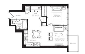 آپارتمان  – Blue Jays Way, Old Toronto, تورنتو,  انتاریو,   کانادا. C$775,000