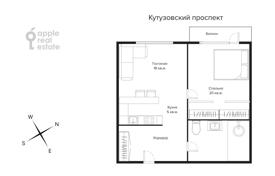 2غرفة آپارتمان  50 متر مربع district Dorogomilovo, روسیه. 65,000 ₽ في الأسبوع